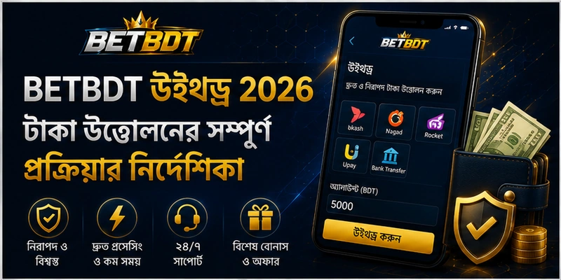 BETBDT উইথড্র 2026 – টাকা উত্তোলনের সম্পূর্ণ প্রক্রিয়ার নির্দেশিকা