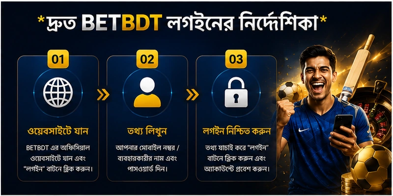 দ্রুত BETBDT লগইনের নির্দেশিকা দ্রুত BETBDT লগইনের নির্দেশিকা