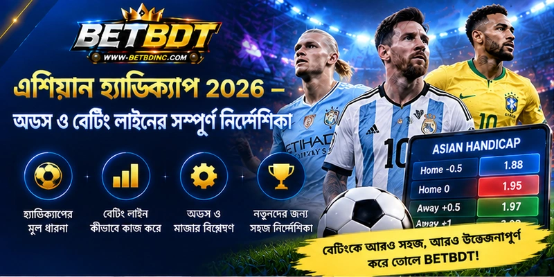 এশিয়ান হ্যান্ডিক্যাপ 2026 – অডস ও বেটিং লাইনের সম্পূর্ণ নির্দেশিকা