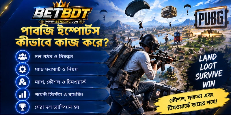 পাবজি ইস্পোর্টস কীভাবে কাজ করে? পাবজি ইস্পোর্টস কীভাবে কাজ করে?