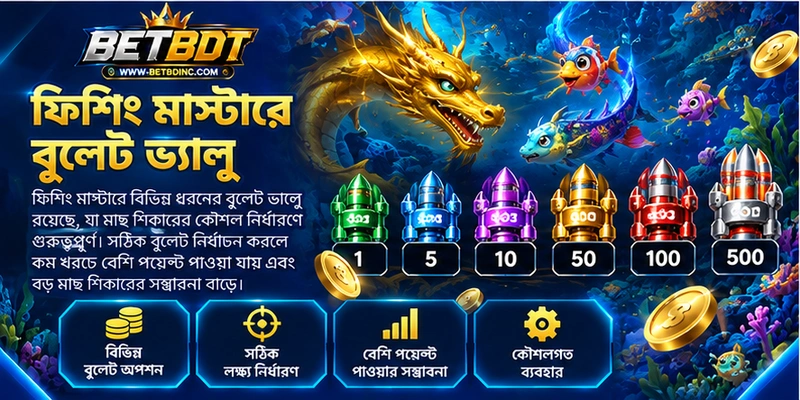 ফিশিং মাস্টারে বুলেট ভ্যালু ফিশিং মাস্টারে বুলেট ভ্যালু